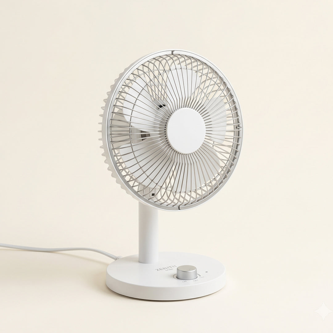 Modern White Table Cooling Fan