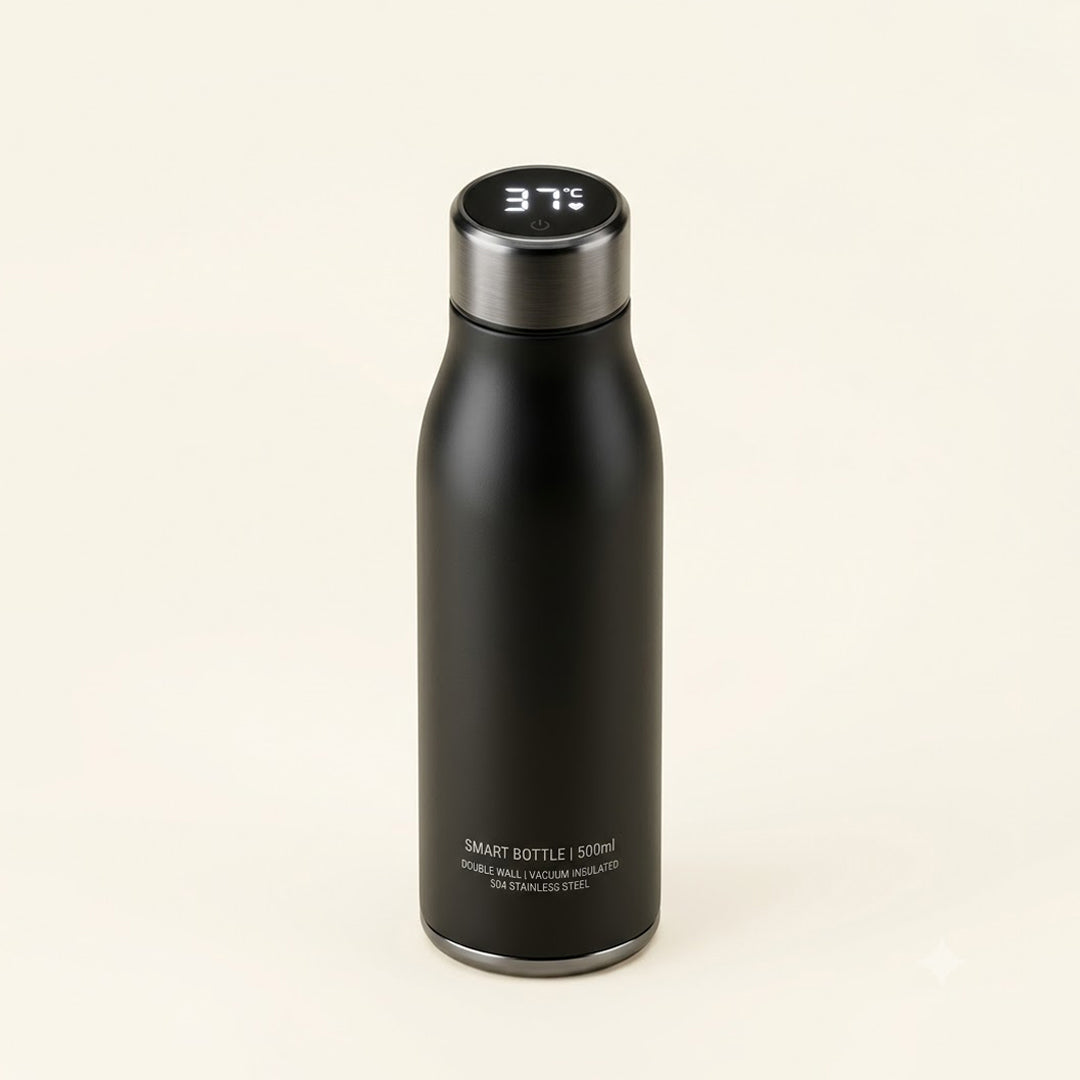 Smart Thermal Flask with LED Display | 304 Stainless Steel (500ml)