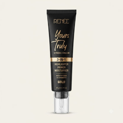 RENÉE Yours Truly 3-in-1 Strobe Cream – Gold (30g)
